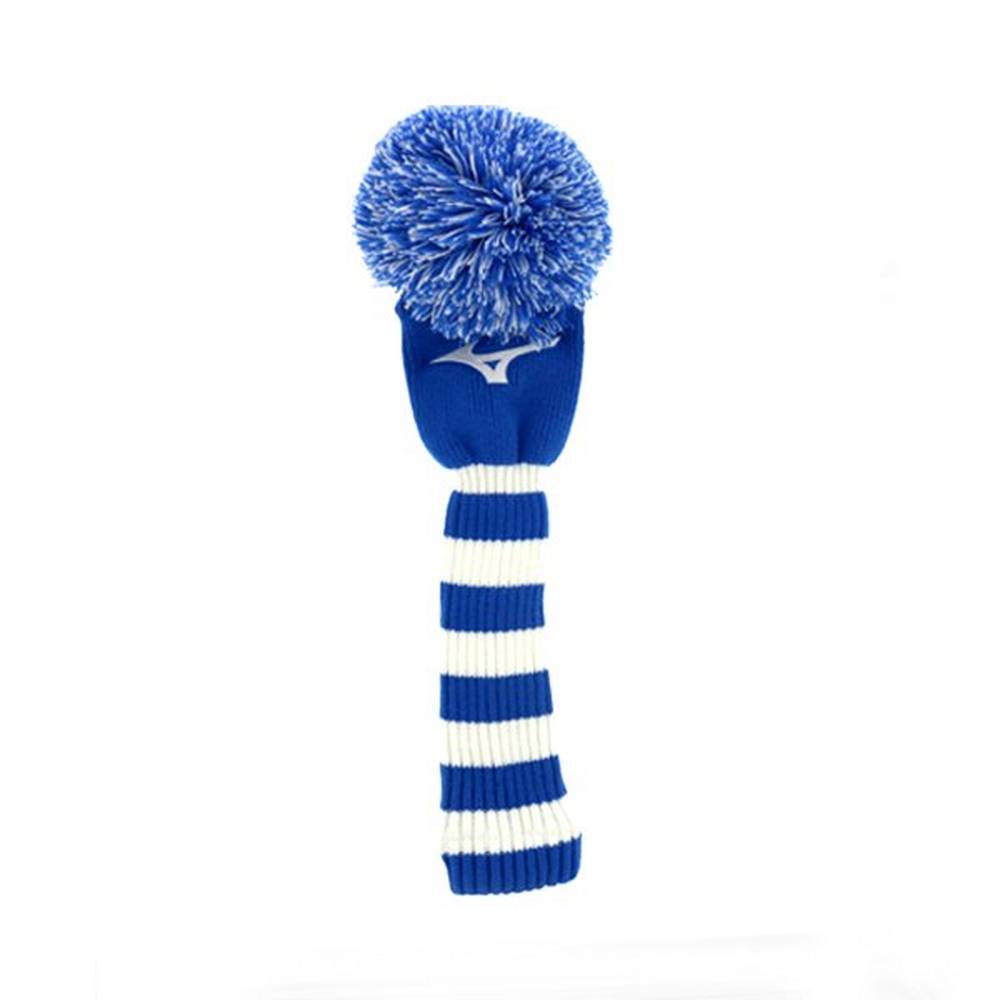 Gorro Mizuno Knit Pom Driver Para Mujer Azules/Blancos 4837219-WO